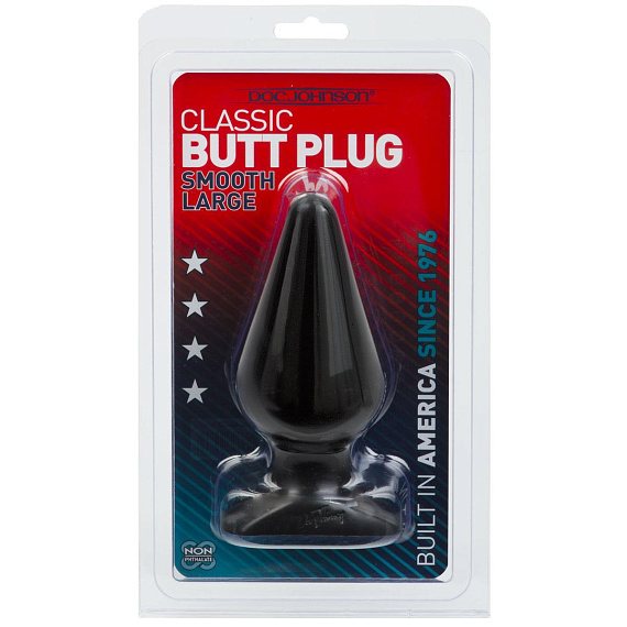 Анальная пробка Butt Plugs Smooth Classic Large - 14 см. от Intimcat