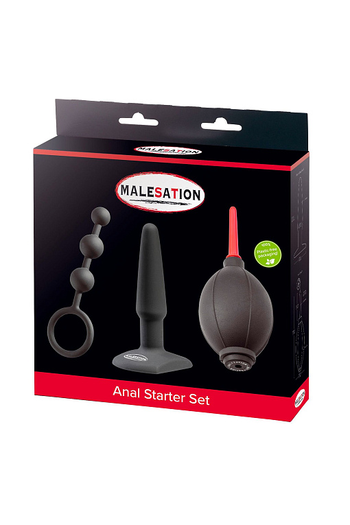 Набор из 3 анальных игрушек Anal Starter Set - силикон