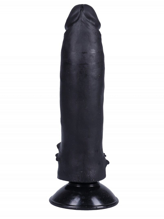 Черный фаллоимитатор-реалистик на присоске №10 - 17 см. Сумерки богов