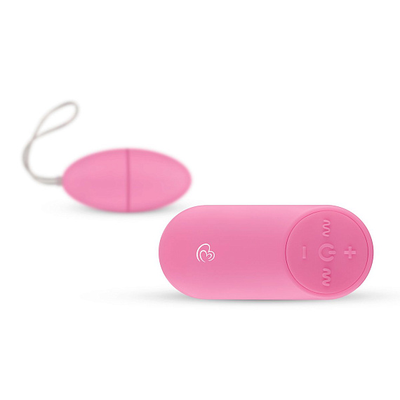 Розовое виброяйцо Vibrating Egg с пультом ДУ от Intimcat