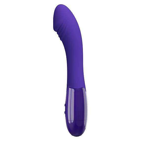 Фиолетовый вибростимулятор Elemetal-Youth - 19,3 см. - силикон