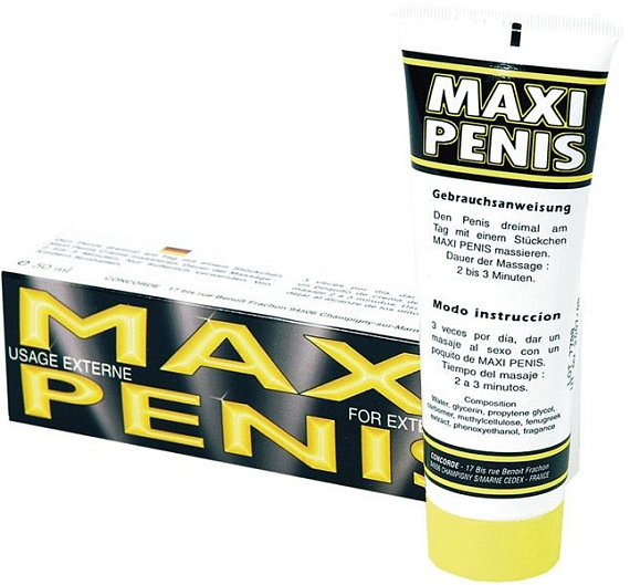 Крем для увеличения члена Maxi Penis - 50 мл. - 