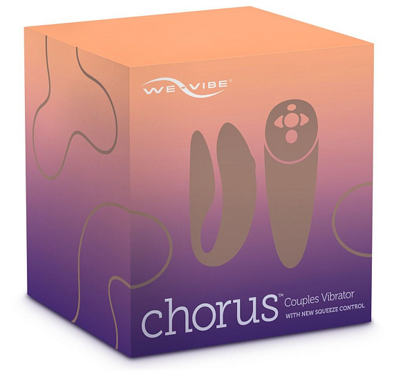 Фиолетовый вибратор для пар We-Vibe Chorus - фото 6