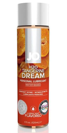 Лубрикант на водной основе с ароматом мандарина JO Flavored Tangerine Dream - 120 мл.