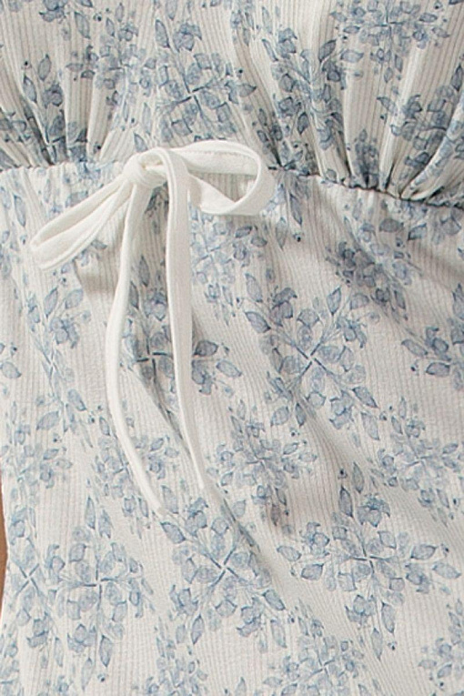 Ночная сорочка в рубчик с цветочным узором от Intimcat