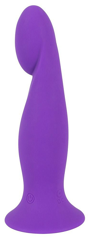 Фиолетовый G-стимулятор с вибрацией Pure Lilac Vibes - 18 см. - силикон