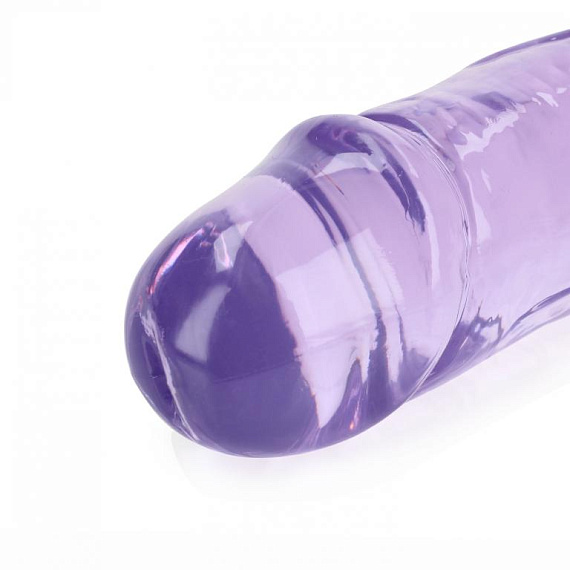 Двусторонний фиолетовый фаллоимитатор - 45 см. от Intimcat