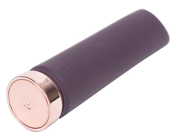 Фиолетовый мини-вибромассажёр Crazy For You Rechargeable Bullet Vibrator от Intimcat