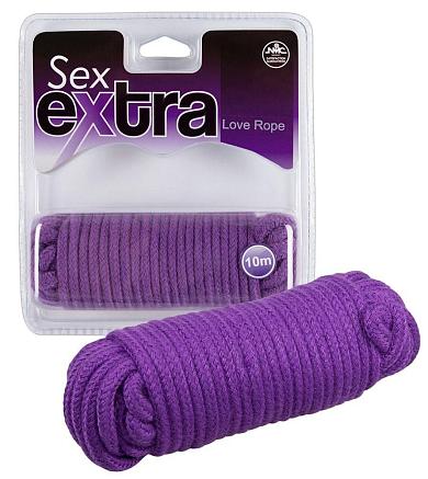 Фиолетовая верёвка для связывания - 10 м.