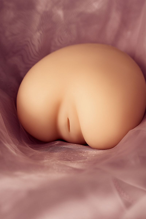 Телесный мастурбатор-вагина в форме сердца - фото 6