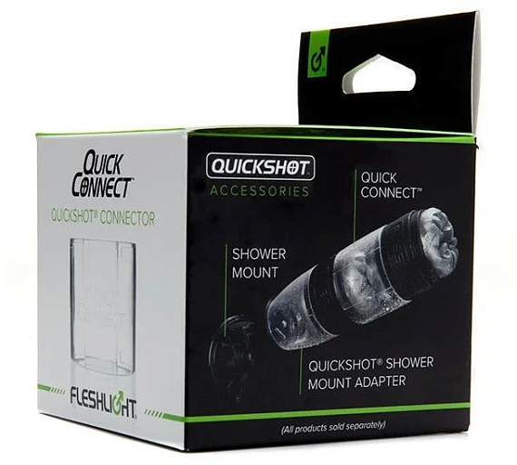Коннектор для мастурбаторов серии Quickshot - Quick Connect - пластик