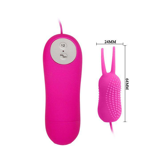 Розовый вибростимулятор-букашка Blair от Intimcat
