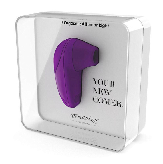 Фиолетовый вакуумный стимулятор клитора Womanizer Starlet - фото 5