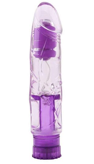 Фиолетовый вибратор Seduction - 16,2 см.