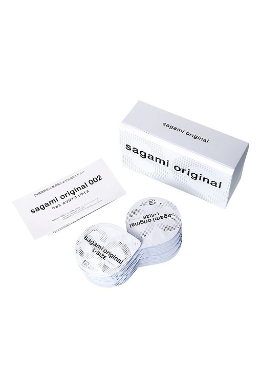 Презервативы Sagami Original 0.02 L-size увеличенного размера - 10 шт. от Intimcat