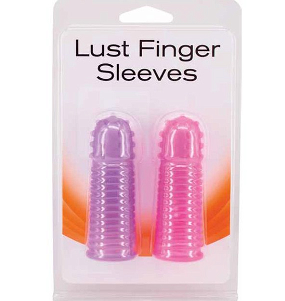 Набор из 2 насадок на пальцы Lust Finger Sleeves - поливинилхлорид (ПВХ, PVC)