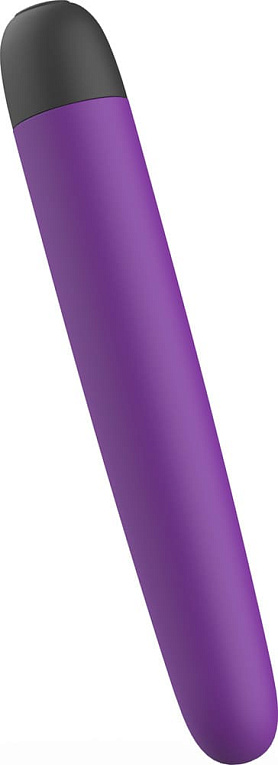 Фиолетовый классический вибратор Bgood Classic - 18 см. от Intimcat