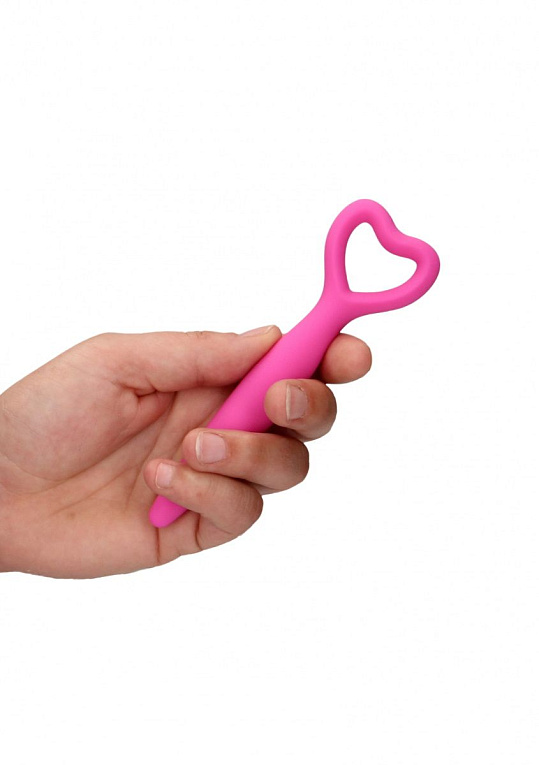 Набор розовых вагинальных расширителей с вибропулей Silicone Vaginal Dilator Set - фото 5