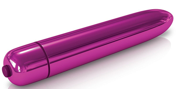 Розовая гладкая вибропуля Rocket Bullet - 8,9 см. от Intimcat