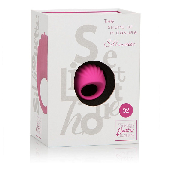 Розовый вибростимулятор клитора Silhouette S2 - силикон