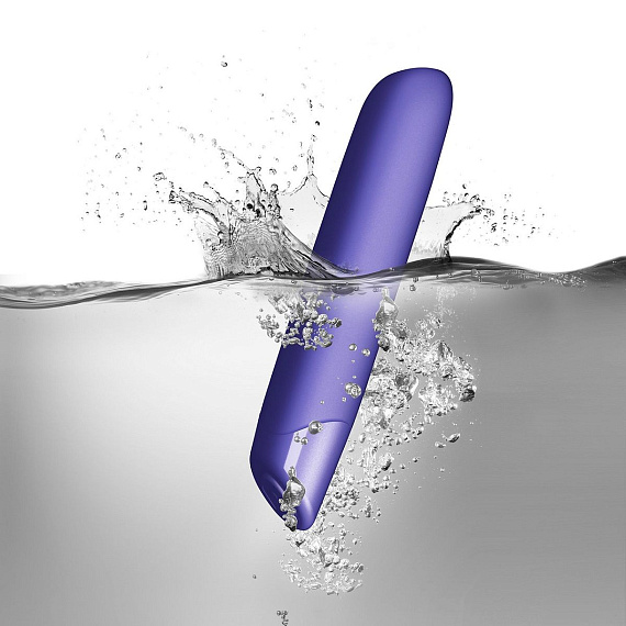 Фиолетовый классический вибратор Very Peri - 16 см. от Intimcat