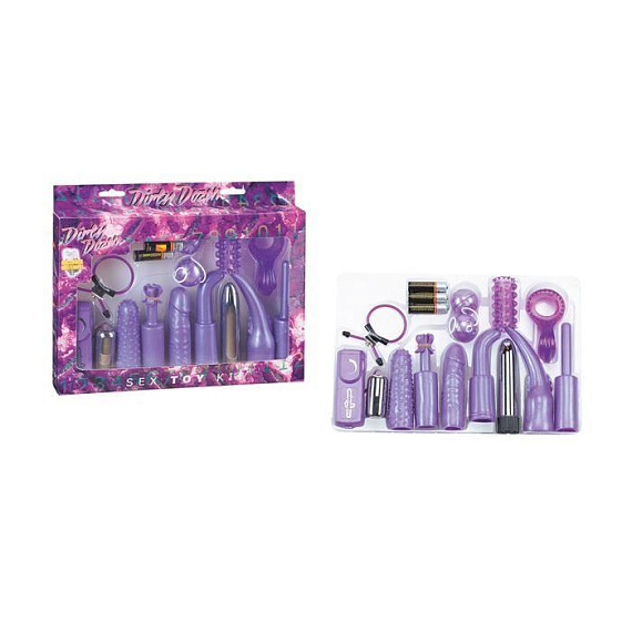 Фиолетовый набор для анально-вагинальной стимуляции от Intimcat