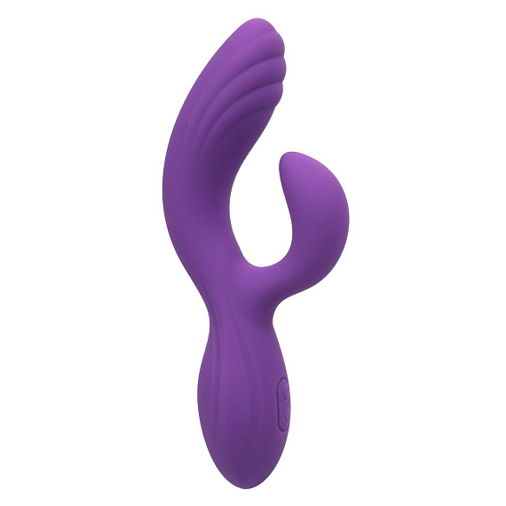 Фиолетовый вибромассажер-кролик Stella Liquid Silicone “C” Curve - 19 см. - фото 8