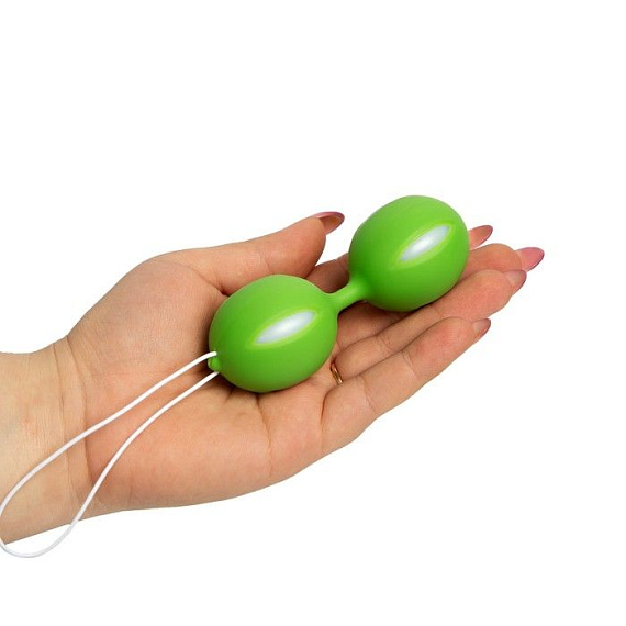 Зеленые вагинальные шарики «Оки-Чпоки» от Intimcat