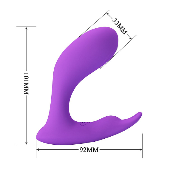Фиолетовый стимулятор G-точки Idabelle - 10,1 см. - фото 7