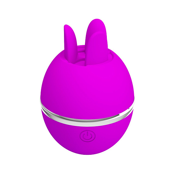 Лиловый двусторонний вибростимулятор клитора Gemini Ball от Intimcat
