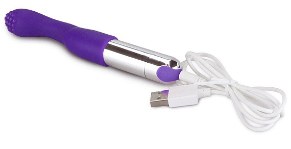 Фиолетовый перезаряжаемый вибратор Rechargeable IJOY Versatile Tickler - 14,5 см. от Intimcat
