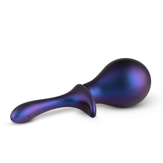 Фиолетовый анальный душ Nebula Bulb - анодированный пластик, силикон