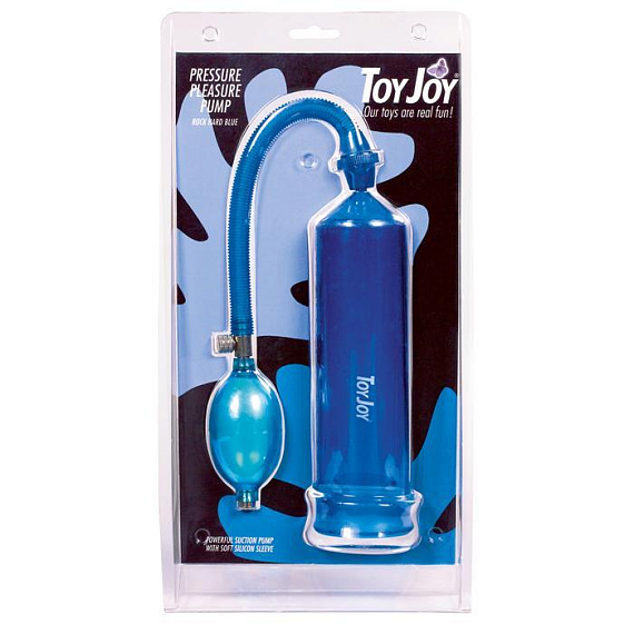 Синяя вакуумная помпа Power Pump Blue - анодированный пластик (ABS)