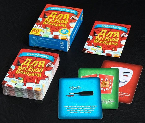 Игра для взрослых с карточками  Для веселой компании от Intimcat