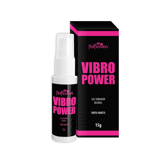 Жидкий вибратор Vibro Power со вкусом тутти-фрутти - 15 гр. от Intimcat