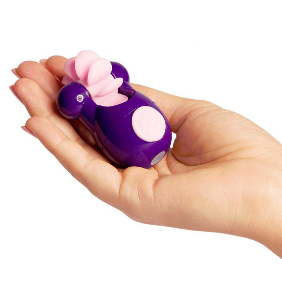Фиолетовый клиторальный вибростимулятор Sqweel Go Purple от Intimcat