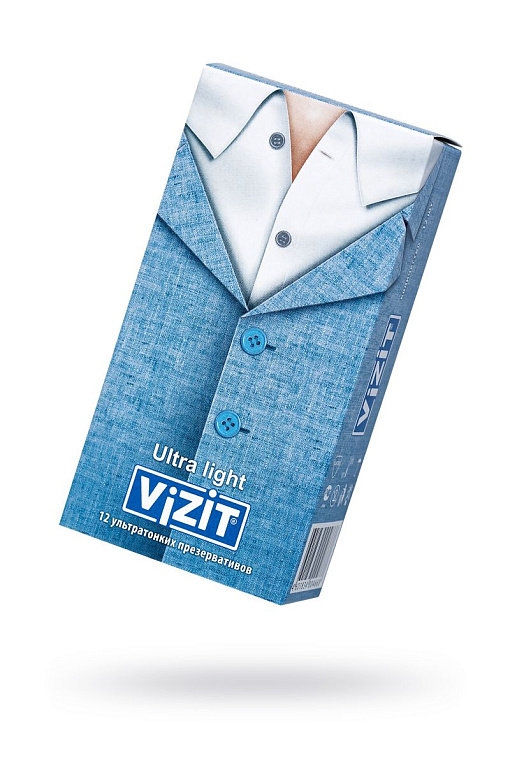 Ультратонкие презервативы VIZIT Ultra light - 12 шт. - латекс