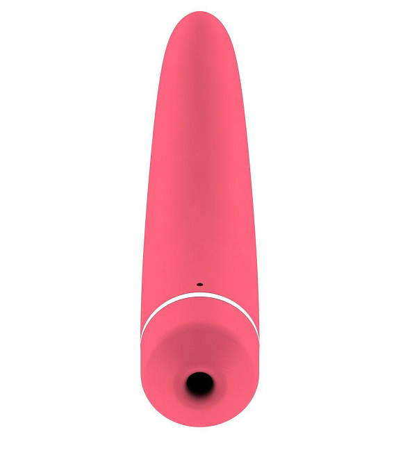 Розовый вакуумный клиторальный вибромассажер Personal vibrator HIKY - фото 9