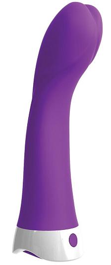 Фиолетовый вибромассажер Wall Banger G - 19,3 см.