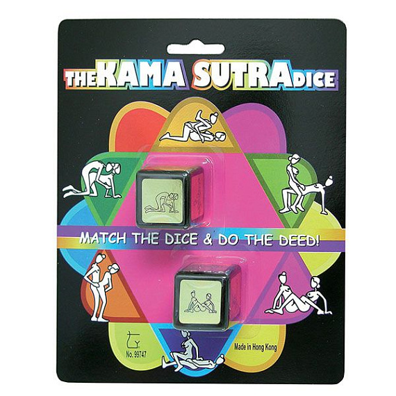 Кубики с позами THE KAMA SUTRA DICE - пластик