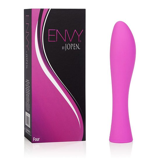 Вибромассажер Envy 4 из розового силикона - 17,75 см. - фото 6