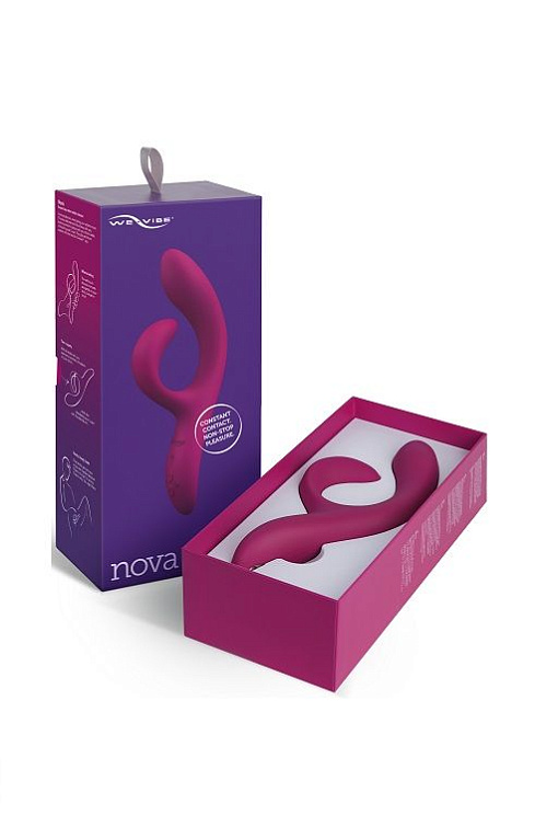 Фиолетовый вибратор-кролик We-Vibe Nova 2 - 20,5 см. - фото 9