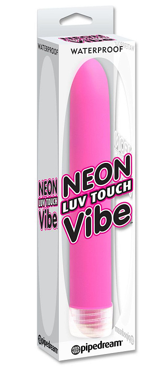 Неоново-розовый вибратор Neon Luv Touch Vibe - 17 см. - фото 5