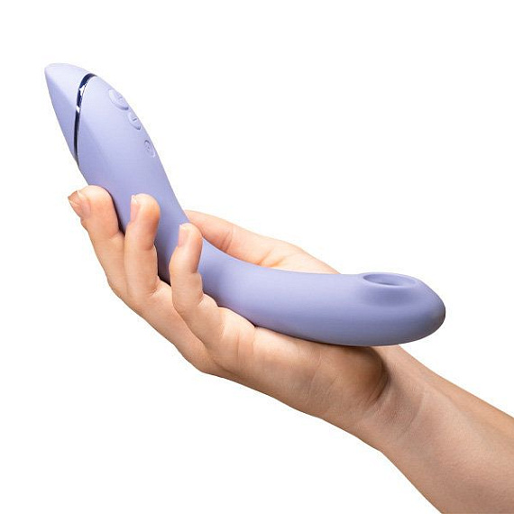 Сиреневый стимулятор G-точки Womanizer OG c технологией Pleasure Air и вибрацией - 17,7 см. - силикон