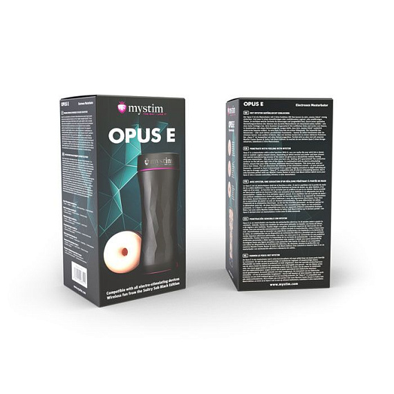 Мастурбатор-анус Opus E Donut с возможностью подключения электростимуляции - фото 6