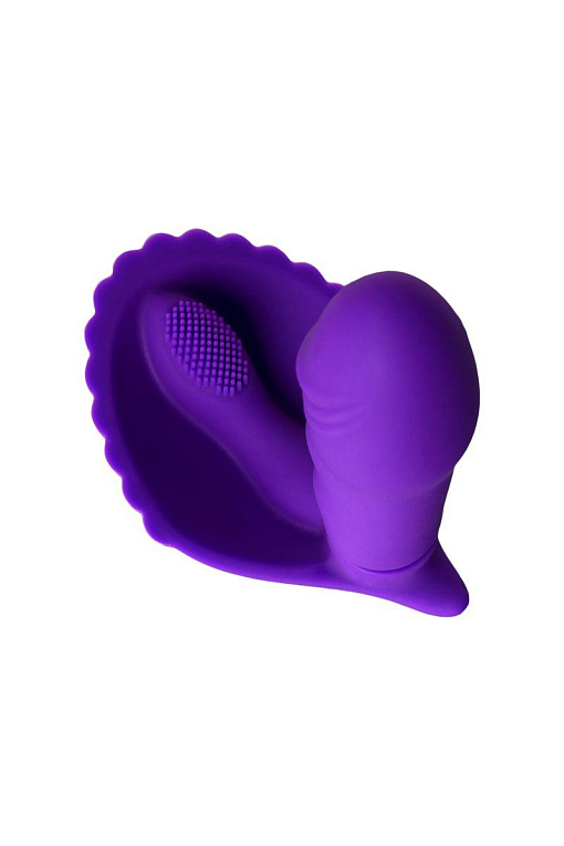 Фиолетовый вибратор для ношения в трусиках - фото 7