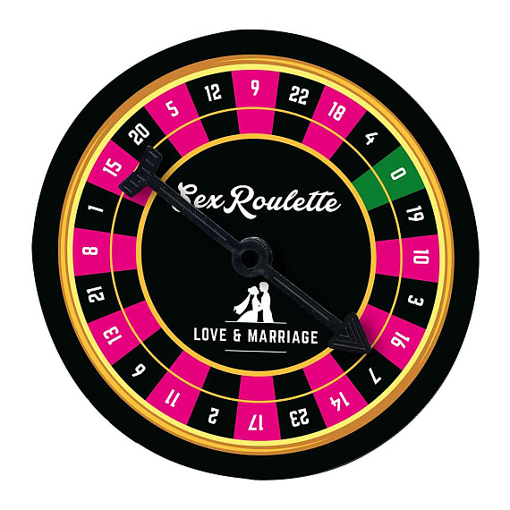 Настольная игра-рулетка Sex Roulette Love   Marriage - бумага