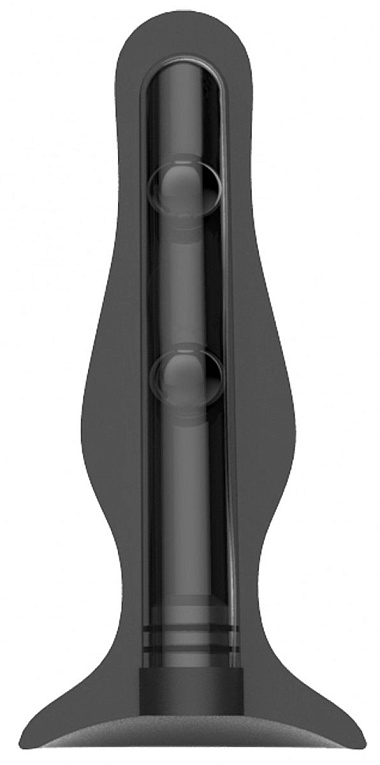 Черная анальная пробка Self Penetrating Butt Plug № 67 - 12,7 см. от Intimcat