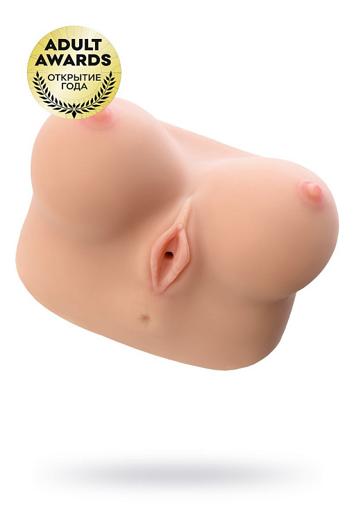 Мастурбатор Juliana Breast с вагиной - термопластичный эластомер (TPE)