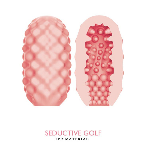 Розовый мастурбатор-яйцо Seductive Golf от Intimcat